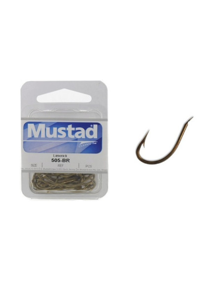 Anzol Mustad Ref:505BR Nº1